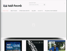 Tablet Screenshot of isaiahrecords.com